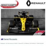 Modelauto 1:43 | Minichamps 417200031 | Renault R.S. 20 RENAULT DP WORLD F1 TEAM 2020 #31 Modelauto 1:43 | Minichamps 417200031 | Renault R.S. 20 RENAULT DP WORLD F1 TEAM 2020 #31