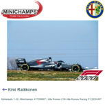 Modelauto 1:43 | Minichamps 417209907 | Alfa Romeo C39 Alfa Romeo Racing F1 2020 #07 Modelauto 1:43 | Minichamps 417209907 | Alfa Romeo C39 Alfa Romeo Racing F1 2020 #07