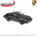 Modelauto 1:43 | Minichamps 940062022 | Porsche 911 SC Zwart 1979 Modelauto 1:43 | Minichamps 940062022 | Porsche 911 SC Zwart 1979