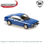 Modelauto 1:43 | Minichamps 940125721 | Lancia Beta Coupe Donker Blauw 1980 Modelauto 1:43 | Minichamps 940125721 | Lancia Beta Coupe Donker Blauw 1980