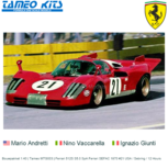 Bouwpakket 1:43 | Tameo MTG003 | Ferrari 512S S5.0 SpA Ferrari SEFAC 1970 #21 USA / Sebring / 12 Hours Bouwpakket 1:43 | Tameo MTG003 | Ferrari 512S S5.0 SpA Ferrari SEFAC 1970 #21 USA / Sebring / 12 Hours