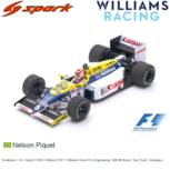 Modelauto 1:43 | Spark S7480 | Williams FW11 Williams Grand Prix Engineering 1986 #6 Brazil / Sao Paulo / Interlagos Modelauto 1:43 | Spark S7480 | Williams FW11 Williams Grand Prix Engineering 1986 #6 Brazil / Sao Paulo / Interlagos