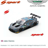 Modelauto 1:43 | Spark SG458 | Aston Martin Vantage R-Motorsport 2019 #76 Modelauto 1:43 | Spark SG458 | Aston Martin Vantage R-Motorsport 2019 #76