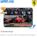 Modelauto 1:43 | Tameo TMB22 | Ferrari F1-87/88C Scuderia Ferrari 1985 #28 Italië Modelauto 1:43 | Tameo TMB22 | Ferrari F1-87/88C Scuderia Ferrari 1985 #28 Italië