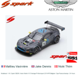 Modelauto 1:43 | Spark SB209 | Aston Martin V12 Vantage R-Motorsport 2018 #76 Belgium / Spa-Francorchamps / 24 Hours Modelauto 1:43 | Spark SB209 | Aston Martin V12 Vantage R-Motorsport 2018 #76 Belgium / Spa-Francorchamps / 24 Hours
