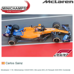 Modelauto 1:18 | Minichamps 530201955 | McLaren MCL35 Renault 2020 #55 Oostenrijk Modelauto 1:18 | Minichamps 530201955 | McLaren MCL35 Renault 2020 #55 Oostenrijk