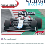 Modelauto 1:43 | Minichamps 417200163 | Williams FW43 Williams F1 2020 #63 Austria / Red Bull Ring / Austrian Grand Pri Modelauto 1:43 | Minichamps 417200163 | Williams FW43 Williams F1 2020 #63 Austria / Red Bull Ring / Austrian Grand Pri