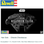 Bouwpakket 1:72 | Revell 01206 | Star Wars Millennium Falcon 2019 Bouwpakket 1:72 | Revell 01206 | Star Wars Millennium Falcon 2019