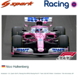 Modelauto 1:43 | Spark S6478 | Racing Point RP20 Racing Point F1 Team 2020 #27 Britain / Silverstone / 70th Anniversary GP Modelauto 1:43 | Spark S6478 | Racing Point RP20 Racing Point F1 Team 2020 #27 Britain / Silverstone / 70th Anniversary GP