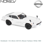 Modelauto 1:43 | Norev 420144 | Nissan Fairlady Z White 1969 Modelauto 1:43 | Norev 420144 | Nissan Fairlady Z White 1969