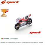 Motorfiets 1:43 | Spark M43045 | Ducati GP17 Ducati Racing 2017 #04 Italië / Mugello Motorfiets 1:43 | Spark M43045 | Ducati GP17 Ducati Racing 2017 #04 Italië / Mugello
