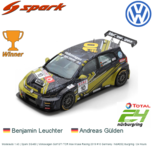 Modelauto 1:43 | Spark SG460 | Volkswagen Golf GTI TCR Max Kruse Racing 2019 #10 Germany / Nürburgring / 24 Hours Modelauto 1:43 | Spark SG460 | Volkswagen Golf GTI TCR Max Kruse Racing 2019 #10 Germany / Nürburgring / 24 Hours