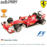 Modelauto 1:18 | Looksmart LS18F101 | Ferrari SF15-T Scuderia Ferrari 2015 #5 Malaysia / Sepang Modelauto 1:18 | Looksmart LS18F101 | Ferrari SF15-T Scuderia Ferrari 2015 #5 Malaysia / Sepang