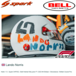 Helm 1:5 | Spark 5HF052 | Bell Helmet McLaren F1 2020 #4 Britain / Silverstone / British Grand Prix Helm 1:5 | Spark 5HF052 | Bell Helmet McLaren F1 2020 #4 Britain / Silverstone / British Grand Prix