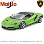 Modelauto 1:18 | Maisto 31386GR | Lamborghini Centenario LP770-4 Green 2016 Modelauto 1:18 | Maisto 31386GR | Lamborghini Centenario LP770-4 Green 2016