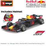 Modelauto 1:43 | Bburago 38050 | Red Bull RB15 Honda Red Bull Racing 2019 Modelauto 1:43 | Bburago 38050 | Red Bull RB15 Honda Red Bull Racing 2019