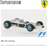 Modelauto 1:43 | Brumm BRUR291-CH | Ferrari 158 Scuderia N.A.R.T. 1964 #7 Mexico / Mexico City / Magdalena Mixhuca Modelauto 1:43 | Brumm BRUR291-CH | Ferrari 158 Scuderia N.A.R.T. 1964 #7 Mexico / Mexico City / Magdalena Mixhuca