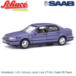 Modelauto 1:43 | Schuco Junior Line 27104 | Saab 95 Paars Modelauto 1:43 | Schuco Junior Line 27104 | Saab 95 Paars