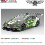 Modelauto 1:18 | TSM TSM181014R | Bentley Continental GT3 Bentley Abt 2016 #9 Oostenrijk / Red Bull Ring / ADAC GT Masters Modelauto 1:18 | TSM TSM181014R | Bentley Continental GT3 Bentley Abt 2016 #9 Oostenrijk / Red Bull Ring / ADAC GT Masters