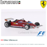 Modelauto 1:43 | Brumm BRUR390B | Ferrari 126 CK Turbo Scuderia Ferrari 1981 #- Italië / Autodromo Nazionale Monza Modelauto 1:43 | Brumm BRUR390B | Ferrari 126 CK Turbo Scuderia Ferrari 1981 #- Italië / Autodromo Nazionale Monza