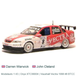 Modelauto 1:43 | Onyx XTC99004 | Vauxhall Vectra 1998 #8 BTCC Modelauto 1:43 | Onyx XTC99004 | Vauxhall Vectra 1998 #8 BTCC