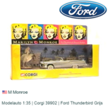 Modelauto 1:35 | Corgi 39902 | Ford Thunderbird Grijs Modelauto 1:35 | Corgi 39902 | Ford Thunderbird Grijs