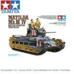 Bouwpakket 1:35 | Tamiya 35300 | Tank MatildaMk.III/IV Britain 1940 Britain Bouwpakket 1:35 | Tamiya 35300 | Tank MatildaMk.III/IV Britain 1940 Britain