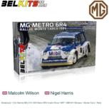 Modelauto 1:24 | Belkits BEL015 | MG Metro 6R4 Austin Rover WRT 1986 #11 Monaco / Monte Carlo / Rally Modelauto 1:24 | Belkits BEL015 | MG Metro 6R4 Austin Rover WRT 1986 #11 Monaco / Monte Carlo / Rally