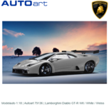 Modelauto 1:18 | Autoart 79136 | Lamborghini Diablo GT-R Wit / White / Weiss Modelauto 1:18 | Autoart 79136 | Lamborghini Diablo GT-R Wit / White / Weiss