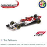 Modelauto 1:43 | Minichamps 417190007 | Alfa Romeo C38 Alfa Romeo Racing F1 2019 #07 Modelauto 1:43 | Minichamps 417190007 | Alfa Romeo C38 Alfa Romeo Racing F1 2019 #07