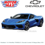 Modelauto 1:24 | MotorMax 79360BLUE | Chevrolet Corvette C8 Stingray Blauw 2020 Modelauto 1:24 | MotorMax 79360BLUE | Chevrolet Corvette C8 Stingray Blauw 2020