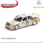 Modelauto 1:18 | Minichamps 155903677 | Mercedes Benz 190E 2.5-16 EVO 1 Team AMG Mercedes 1990 #77 Modelauto 1:18 | Minichamps 155903677 | Mercedes Benz 190E 2.5-16 EVO 1 Team AMG Mercedes 1990 #77