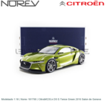 Modelauto 1:18 | Norev 181700 | Citroën DS E-Tense Green 2016 Salon de Geneve Modelauto 1:18 | Norev 181700 | Citroën DS E-Tense Green 2016 Salon de Geneve