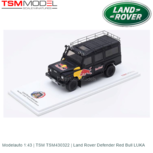 Modelauto 1:43 | TSM TSM430322 | Land Rover Defender Red Bull LUKA Modelauto 1:43 | TSM TSM430322 | Land Rover Defender Red Bull LUKA