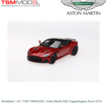 Modelauto 1:43 | TSM TSM430425 | Aston Martin DBS Supperleggera Rood 2019 Modelauto 1:43 | TSM TSM430425 | Aston Martin DBS Supperleggera Rood 2019