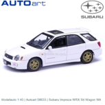 Modelauto 1:43 | Autoart 58633 | Subaru Impreza WRX Sti Wagon Wit Modelauto 1:43 | Autoart 58633 | Subaru Impreza WRX Sti Wagon Wit