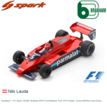 Modelauto 1:18 | Spark 18S296 | Brabham BT49 Ford Brabham Ford 1979 Canada / Circuit Île Notre-Dame Modelauto 1:18 | Spark 18S296 | Brabham BT49 Ford Brabham Ford 1979 Canada / Circuit Île Notre-Dame