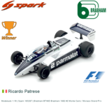 Modelauto 1:18 | Spark 18S297 | Brabham BT49D Brabham 1982 #2 Monte Carlo / Monaco Grand Prix Modelauto 1:18 | Spark 18S297 | Brabham BT49D Brabham 1982 #2 Monte Carlo / Monaco Grand Prix