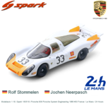 Modelauto 1:18 | Spark 18S518 | Porsche 908 Porsche System Engineering 1968 #33 France / Le Mans / 24 Hours Modelauto 1:18 | Spark 18S518 | Porsche 908 Porsche System Engineering 1968 #33 France / Le Mans / 24 Hours