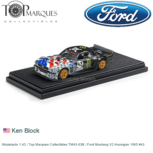 Modelauto 1:43 | Top Marques Collectibles TM43-03B | Ford Mustang V2 Hoonigan 1965 #43 Modelauto 1:43 | Top Marques Collectibles TM43-03B | Ford Mustang V2 Hoonigan 1965 #43