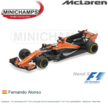 Modelauto 1:18 | Minichamps 537171814 | McLaren MCL32 Honda McLaren F1 2017 #14 Australië / Melbourne / Albert Park Modelauto 1:18 | Minichamps 537171814 | McLaren MCL32 Honda McLaren F1 2017 #14 Australië / Melbourne / Albert Park