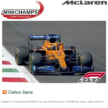Modelauto 1:43 | Minichamps 537205155 | McLaren MCL35 McLaren F1 2020 #55 Italy / Monza / Italian Grand Prix Modelauto 1:43 | Minichamps 537205155 | McLaren MCL35 McLaren F1 2020 #55 Italy / Monza / Italian Grand Prix