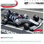 Modelauto 1:43 | Minichamps 417200826 | Alpha Tauri AT1 Scuderia Alpha Tauri Racing 2020 #26 Italy / Monza / Italian Grand Prix Modelauto 1:43 | Minichamps 417200826 | Alpha Tauri AT1 Scuderia Alpha Tauri Racing 2020 #26 Italy / Monza / Italian Grand Prix