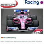 Modelauto 1:18 | Minichamps 110200527 | Racing Point RP20 BWT Racing Point 2020 #27 Britain / Silverstone / 70th Anniversary GP Modelauto 1:18 | Minichamps 110200527 | Racing Point RP20 BWT Racing Point 2020 #27 Britain / Silverstone / 70th Anniversary GP