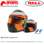 Helm 1:2 | Mini Helmet 4100544 | Bell Helmet McLaren F1 2017 #2 Helm 1:2 | Mini Helmet 4100544 | Bell Helmet McLaren F1 2017 #2