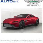 Modelauto 1:18 | Autoart 70277 | Aston Martin Vantage Hyper Red 2019 Modelauto 1:18 | Autoart 70277 | Aston Martin Vantage Hyper Red 2019