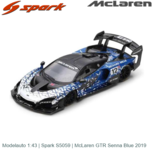 Modelauto 1:43 | Spark S5059 | McLaren GTR Senna Blue 2019 Modelauto 1:43 | Spark S5059 | McLaren GTR Senna Blue 2019