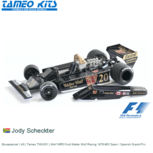 Bouwpakket 1:43 | Tameo TWU001 | Wolf WR5 Ford Walter Wolf Racing 1978 #20 Spain / Spanish Grand Prix Bouwpakket 1:43 | Tameo TWU001 | Wolf WR5 Ford Walter Wolf Racing 1978 #20 Spain / Spanish Grand Prix