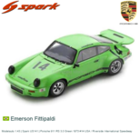 Modelauto 1:43 | Spark US141 | Porsche 911 RS 3.0 Green 1973 #14 USA / Riverside International Speedway Modelauto 1:43 | Spark US141 | Porsche 911 RS 3.0 Green 1973 #14 USA / Riverside International Speedway
