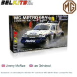 Bouwpakket 1:24 | Belkits BEL016 | MG Metro 6R4 Austin Rover WRT 1986 #15 Britain / Lombard RAC Rally Bouwpakket 1:24 | Belkits BEL016 | MG Metro 6R4 Austin Rover WRT 1986 #15 Britain / Lombard RAC Rally